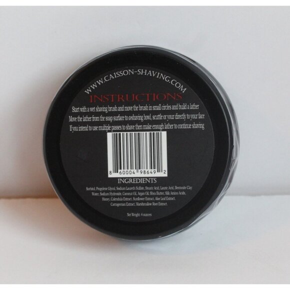 Caisson Shaving Co. Shaving Soap Fire for Effect Soap New Sealed 4oz. Tin - Picture 5 of 6